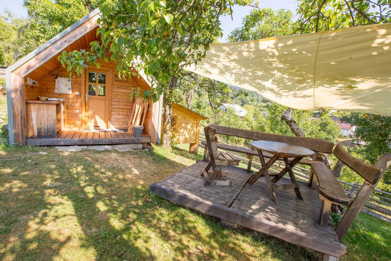 Вилла Glamping Organic Farm Slibar Тржич Экстерьер фото